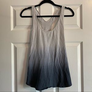 Lululemon ombré tank top size 10